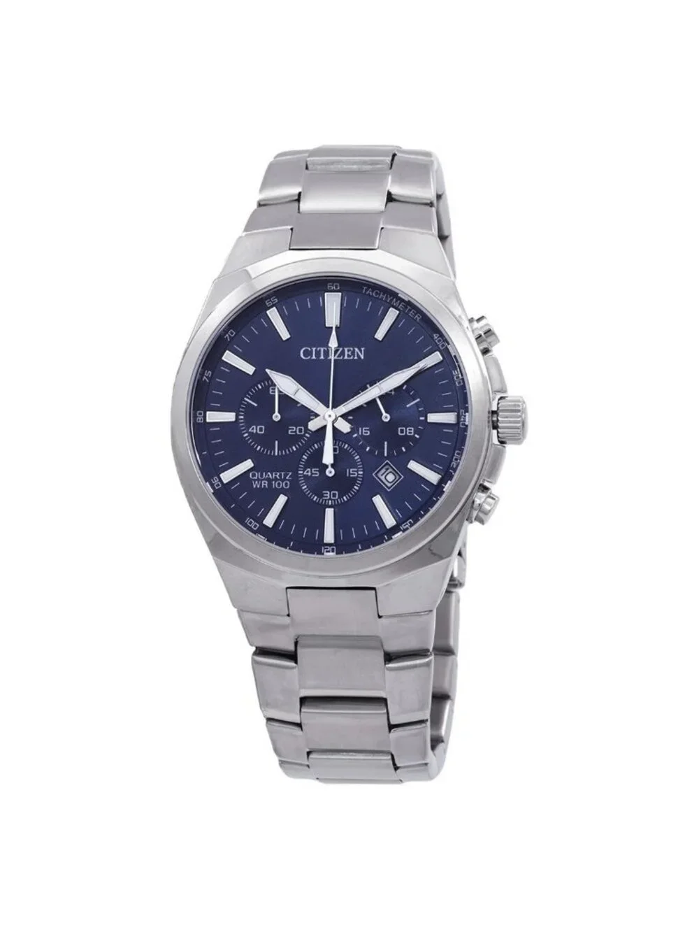 NWT Citizen Chronograph Quartz Blue Dial Men's Watch